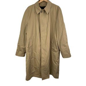 American Vintage Whaling Mfg. Co. 46L XXL Tan Trench Coat Plush Zip Liner 8354